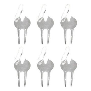 6 инструментов для ремонта гольфа Divot L, портативная вилка для ремонта гольфа 7