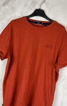 Superdry Pomarańczowy T-Shirt Męski XL 42