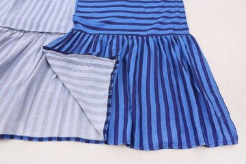 ПЛЯЖНОЕ ПЛАТЬЕ МАКСИ ПАРЕО, КИМОНО, С ПЛАСТИНКОЙ, В ПОЛОСКУ