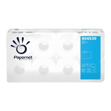 PAPERNET Papier toaletowy 3w 200listków Makulatura 404539 8rolek