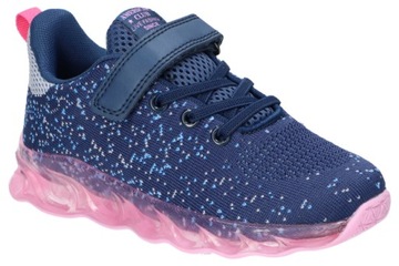 BUTY DZIECIĘCE AMERICAN CLUB NAVY ADIDASY ZE ŚWIECĄCĄ PODESZWĄ LED R 32