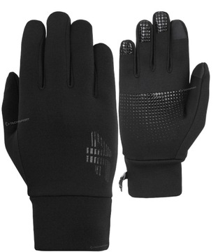 4F CIENKIE OCIEPLANE JUNIORSKIE RĘKAWICZKI SOFTSHELLOWE / rozm S/M