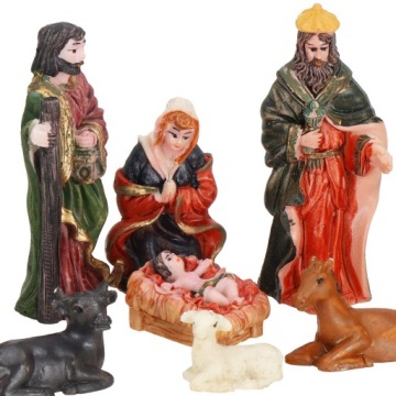 Рождественский вертеп, Статуэтки Рождественский вертеп, 10 шт.