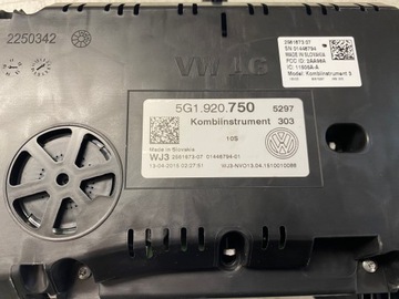 VW GOLF VII СЧЕТЧИК ЧАСОВ 5G1920750