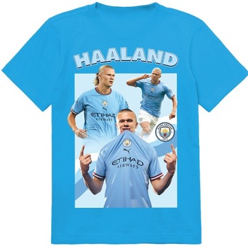 KOSZULKA DZIECIĘCA DLA DZIECKA T-SHIRT ERLING BRAUT HAALAND 128 134 JAKOŚĆ