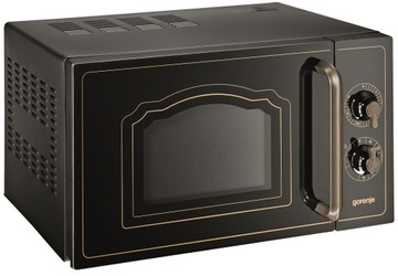KUCHENKA MIKROFALOWA GORENJE MO 4250 CLB CZARNA RETRO 20L 800W GRILL 1000W