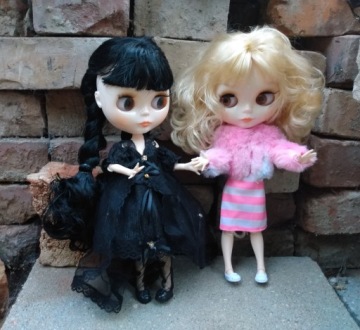 BJD WEDNESDAY ADDAMS AND ENID SINCLARI MOVING EYE DOLLARS Доставка из Польши