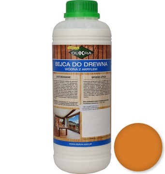 Bejca wodna do drewna Dukra 1l TEAK