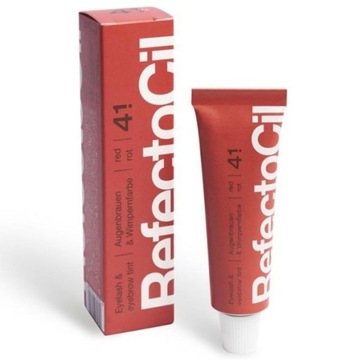 Żelowa farba do brwi rzęs 15ml 4.1 RED (czerwona)