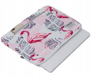 ETUI TORBA POKROWIEC FLAMINGI DO LAPTOPA 15-16