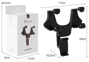 АВТОМОБИЛЬНЫЙ ДЕРЖАТЕЛЬ ЗЕРКАЛА ЗАДНЕГО ВИДА ДЛЯ ТЕЛЕФОНА