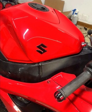 Логотип-эмблема Suzuki, черная пара/2 шт., 5 см, оригинальный GSXR GSR SV GSXF + подарок