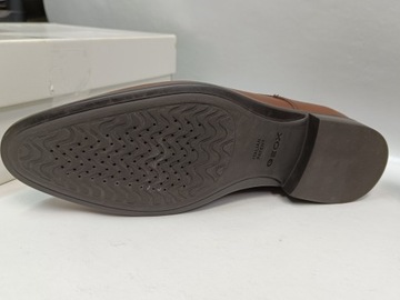 BUTY MĘSKIE SKÓRZANE SKÓRA Geox Półbuty U Iacopo C U029GC 00043 Cognac 41,5