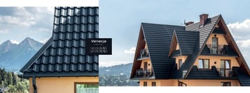 Модульная металлочерепица Venecja X-matt BudMat