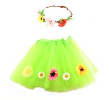 PANI WIOSNA STRÓJ PRZEBRANIE SPÓDNICZKA WIANEK RÓŻNE KOLORY