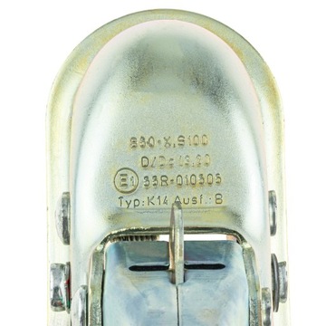 СЦЕПКА KNOTT BALL HITCH 1400 кг ТРУБА с крючком 60 мм