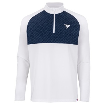 Tecnifibre Thermo Zipper Longsleeve мужская толстовка белый/морской XL