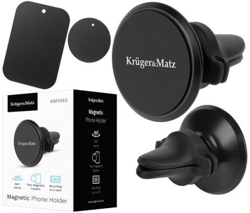 UCHWYT MAGNETYCZNY NA TELEFON SMARTFON DO KRATKI NAWIEWU KRUGER&MATZ MOCNY