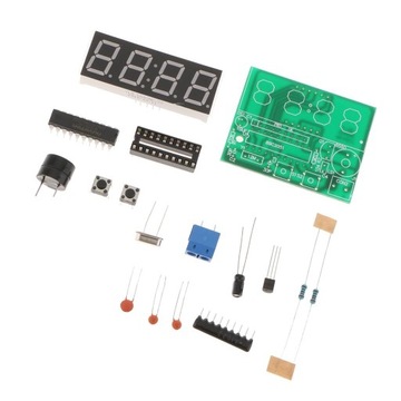 DIY cyfrowy zegar elektroniczny LED zestaw z dużym ekranem