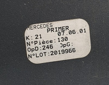 BLATNÍK PRAVÝ PŘEDNÍ 375 MERCEDES W168