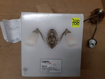 Lampa KINKIET plafon LIGHTS Venus E14 2x40W NOWA