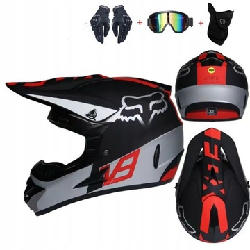 KASK MOTOCYKLOWY OFF-ROAD ENDURO MOTOCROSS