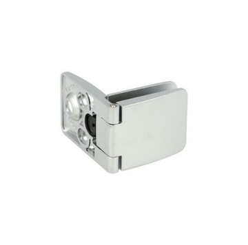 Zawias przelotowy gabloty szkła 4-6 mm aluminium