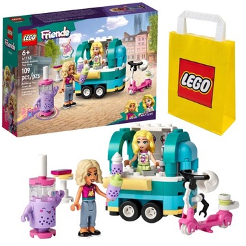 KLOCKI LEGO | FRIENDS 41733 MOBILNY SKLEP BUBLE TEA DLA DZIEWCZYNEK + TORBA