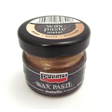 PENTART PASTA WOSKOWA BRĄZOWA METALICZNA 20ml
