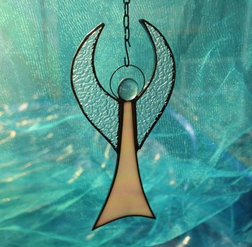 Модерн стеклянный Тиффани Радужный ангел