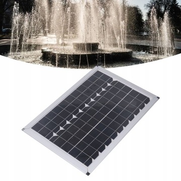 СОЛНЕЧНЫЙ НАСОСНЫЙ ФОНТАН ДЛЯ ПРУДА 20ВТ