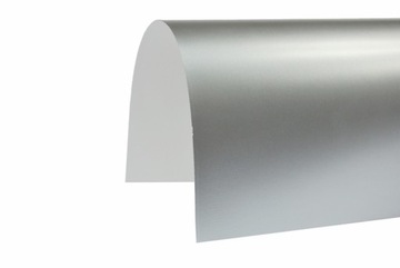 Papier ozdobny srebrny 400g A4 20 ark jednostronny