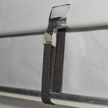 Палатка гаражная 2,4х3,6м, ПВХ 800 Н, земляно-серый