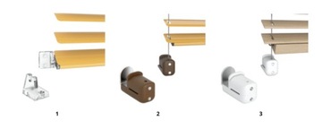 Бамбуковые жалюзи 25мм 100 х 100 см - разные цвета