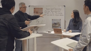 Регулируемый небольшой настольный столик для ноутбука для работы стоя и сидя HO