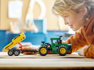 LEGO TECHNICS 42136 Трактор JOHN DEERE Трактор с прицепом + КАТАЛОГ LEGO