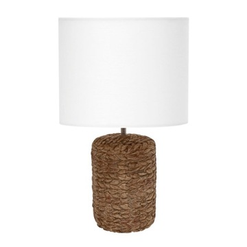 PLATINET TABLE RATTAN LAMP LAMPA RATTANOWA WHITE S