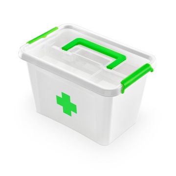 APTECZKA POJEMNIK NA LEKI ORGANIZER 6,5l + WKŁAD
