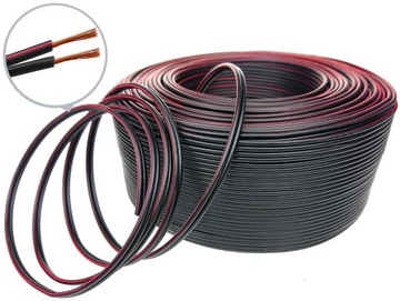 СПИКЕРНЫЙ КАБЕЛЬ ДЛЯ СВЕТОДИОДНЫХ ЛЕНТ, ДВУХПРОВОДНОЙ, LED ДИНАМИКИ 2х0,75 2х0,75мм2 10м