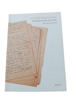 PROMEMORIA FOR EGET BRUK AUGUST STRINDBERG TANIA WYSYŁKA