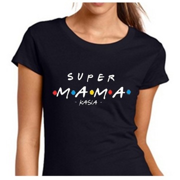 PREZENT NA DZIEŃ MAMY MATKI KOSZULKA T-SHIRT DLA MAMY SUPER MAMA