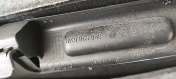 БОКОВАЯ КРЫШКА БАГАЖНИКА ЛЕВАЯ AUDI A4 B8 AVANT COMBI 8K9863989 8K9863879