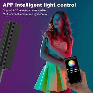 RGB VIDEO LIGHT 2700-9900К лампа AUCARY + приложение