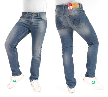 SPODNIE MĘSKIE VANKEL JEANS 620 L32 98cm