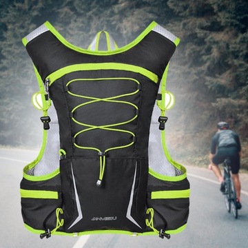 Рюкзак для велосипедного рюкзака каждый день зеленый 17,5 x 21,5 x 43 см