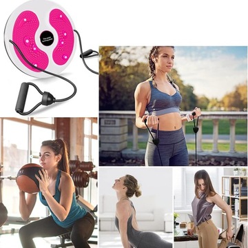 ВРАЩАЮЩАЯСЯ ПЛАСТИНА TWIST WAIST ДИСК TWISTER ДЛЯ ФИТНЕСА SLIM УПРАЖНЕНИЯ СО ЗВЕНЬЯМИ