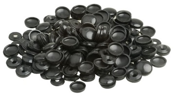 РОЗЕТКА 14 мм - КРЫШКА НА РЕЗЬБЕ ЧЕРНАЯ, 100 шт.