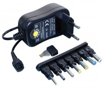 ZASILACZ REGULOWANY UNIWERSALNY 3V-12V 1000mA 1A T