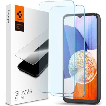 SPIGEN SZKŁO HARTOWANE 2-PACK SAMSUNG A14 5G