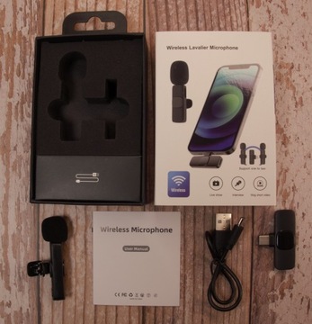 БЕСПРОВОДНОЙ ЗАВЯЗНОЙ КАРМАННЫЙ МИКРОФОН BLUETOOTH МОБИЛЬНЫЙ ЧУВСТВИТЕЛЬНЫЙ ТИПА C